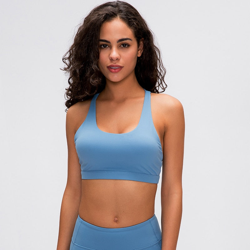 Cristine Crisscross Sport Bras - 6 Colors