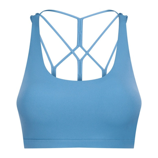 Cristine Crisscross Sport Bras - 6 Colors