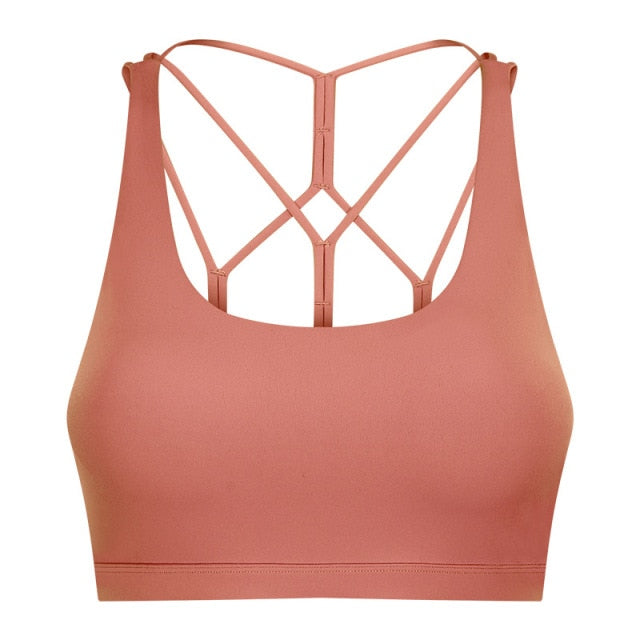 Cristine Crisscross Sport Bras - 6 Colors