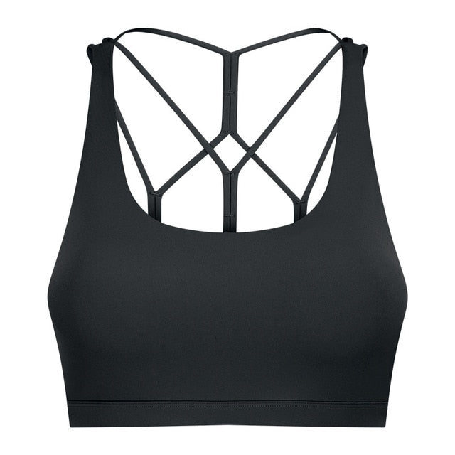 Cristine Crisscross Sport Bras - 6 Colors