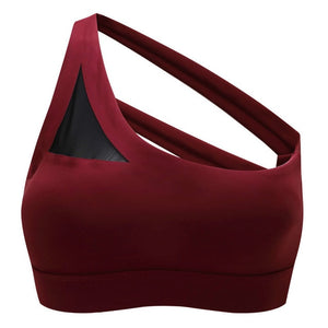 Brittany One-shoulder Sports Bra - 2 Colors